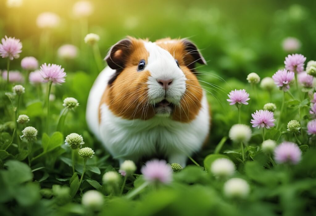 Can Guinea Pigs Eat Clover Flowers